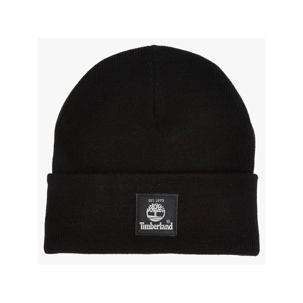 Timberland Men’s Black Short Watch Knit Beanie Hat